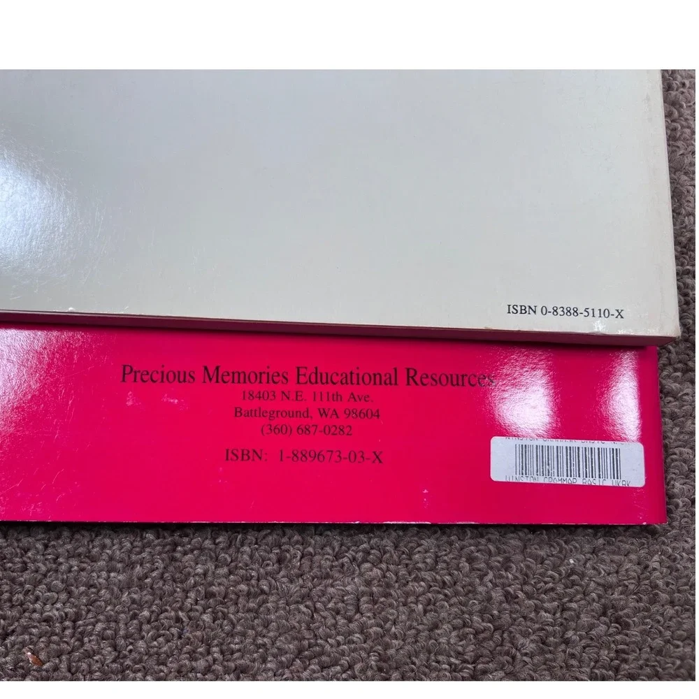 The Winston Grammar Program Basic Workbook & Teacher‎ Manual Paul R Erwin Good